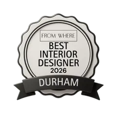 From Where Best Interior Designer Durham 2026 badge